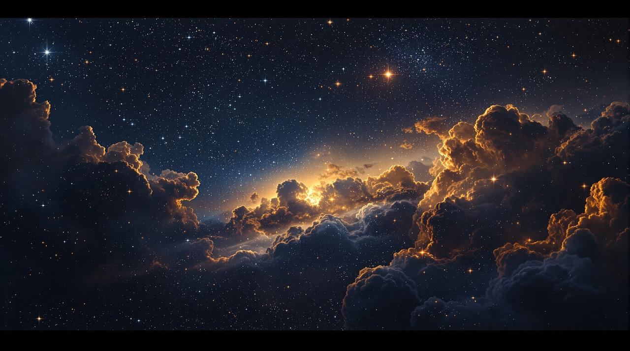 星云影视宇宙主题视觉背景